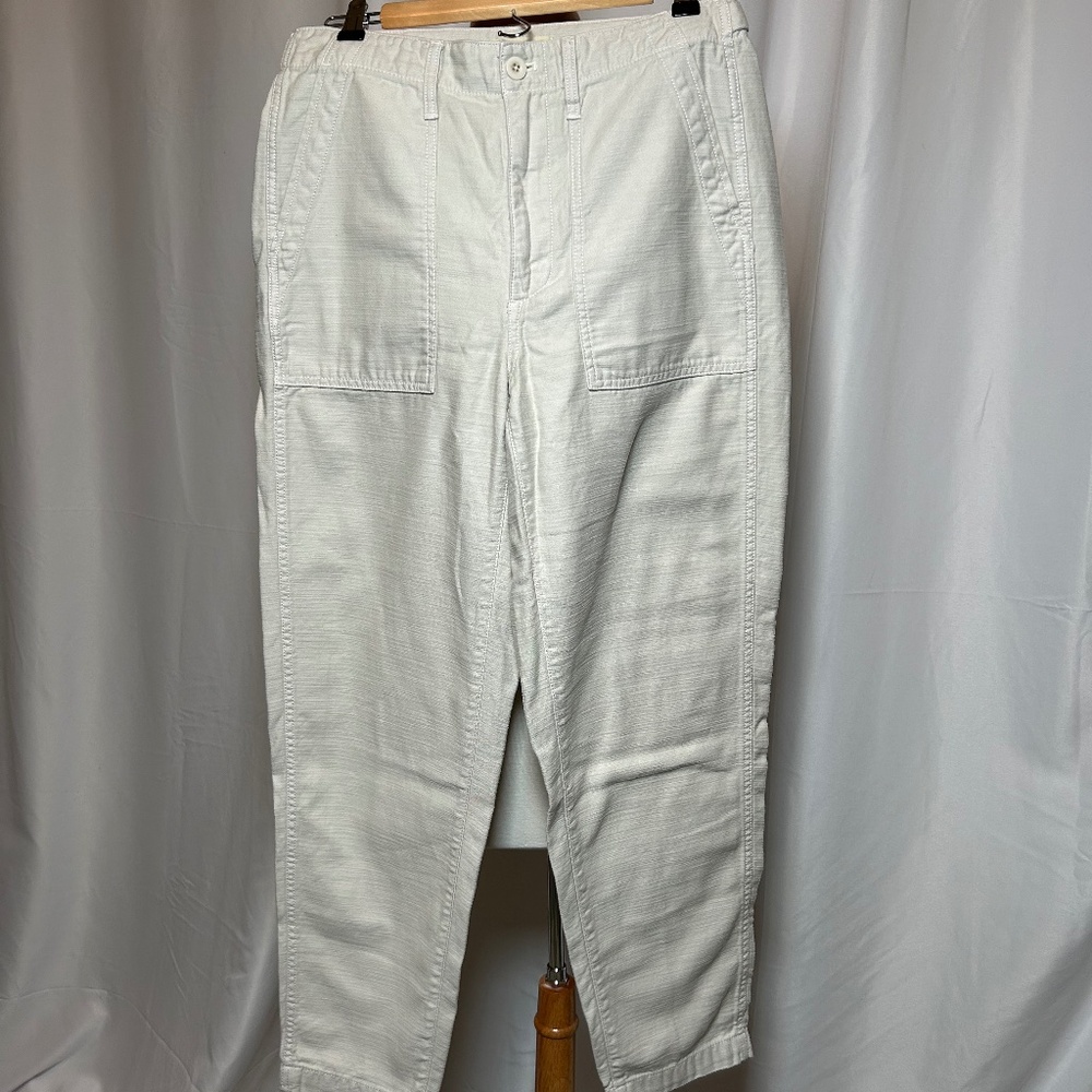 MADEWELL THE PERFECT VINTAGE WIDE-LEG PANT - SIZE T27 (10/12 - MEDIUM)